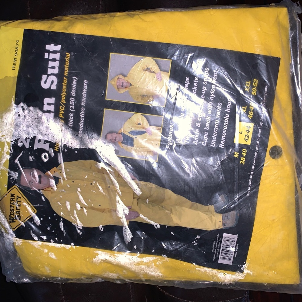 Western Chief Yellow Rain Suit with Hood